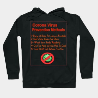 Corona virus prevention methods T-shirt Hoodie